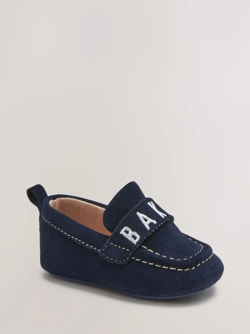 Marineblauw - Baker by Ted Baker - Padders loafers voor babyjongens