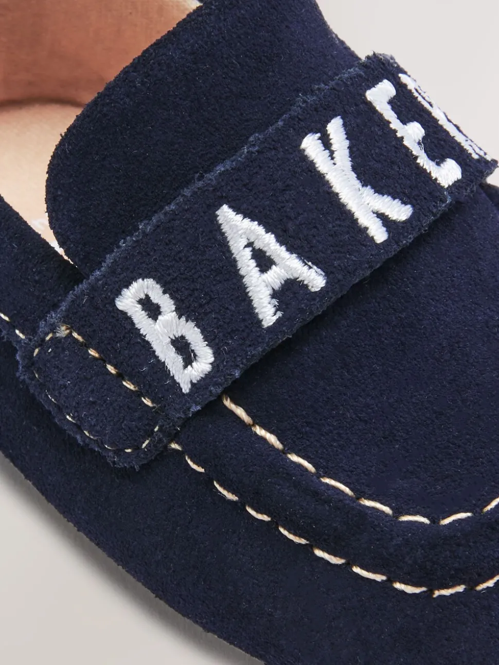 Marineblauw - Baker by Ted Baker - Padders loafers voor babyjongens
