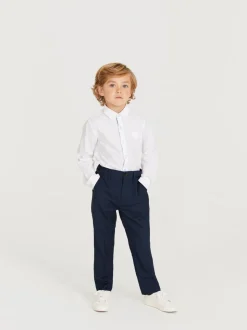 Marineblauw - Baker By Ted Baker kostuumbroek
