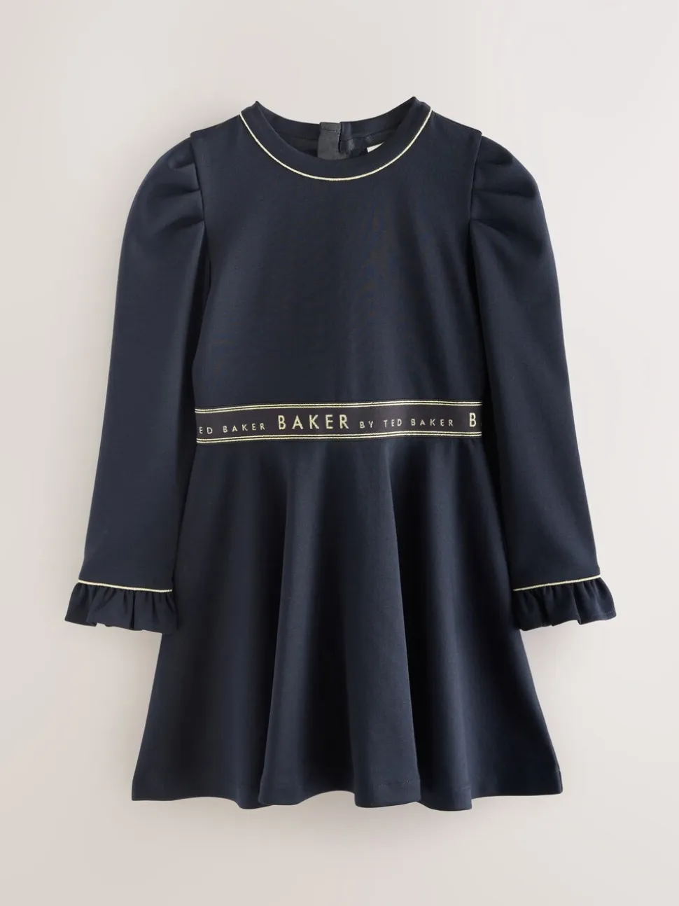 Marineblauw - Baker by Ted Baker - Ponté jurk