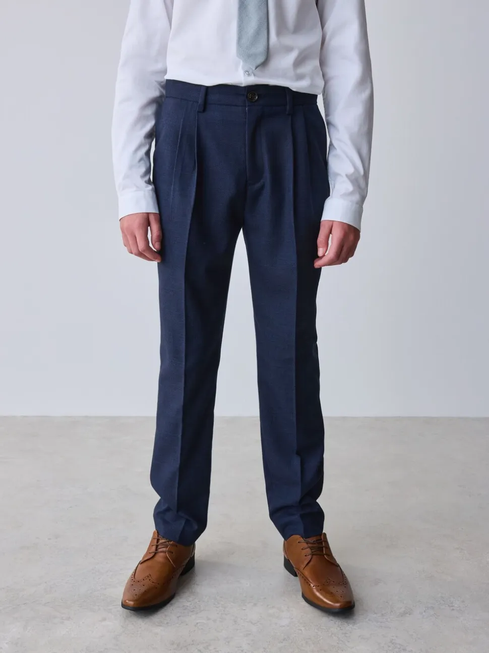 Marineblauw - Baker By Ted Baker kostuumbroek