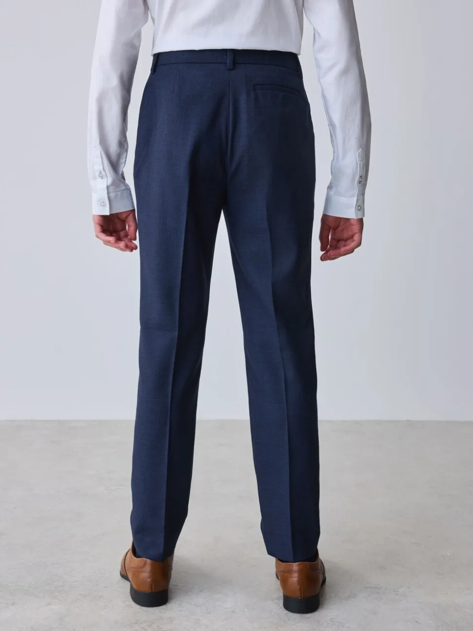 Marineblauw - Baker By Ted Baker kostuumbroek