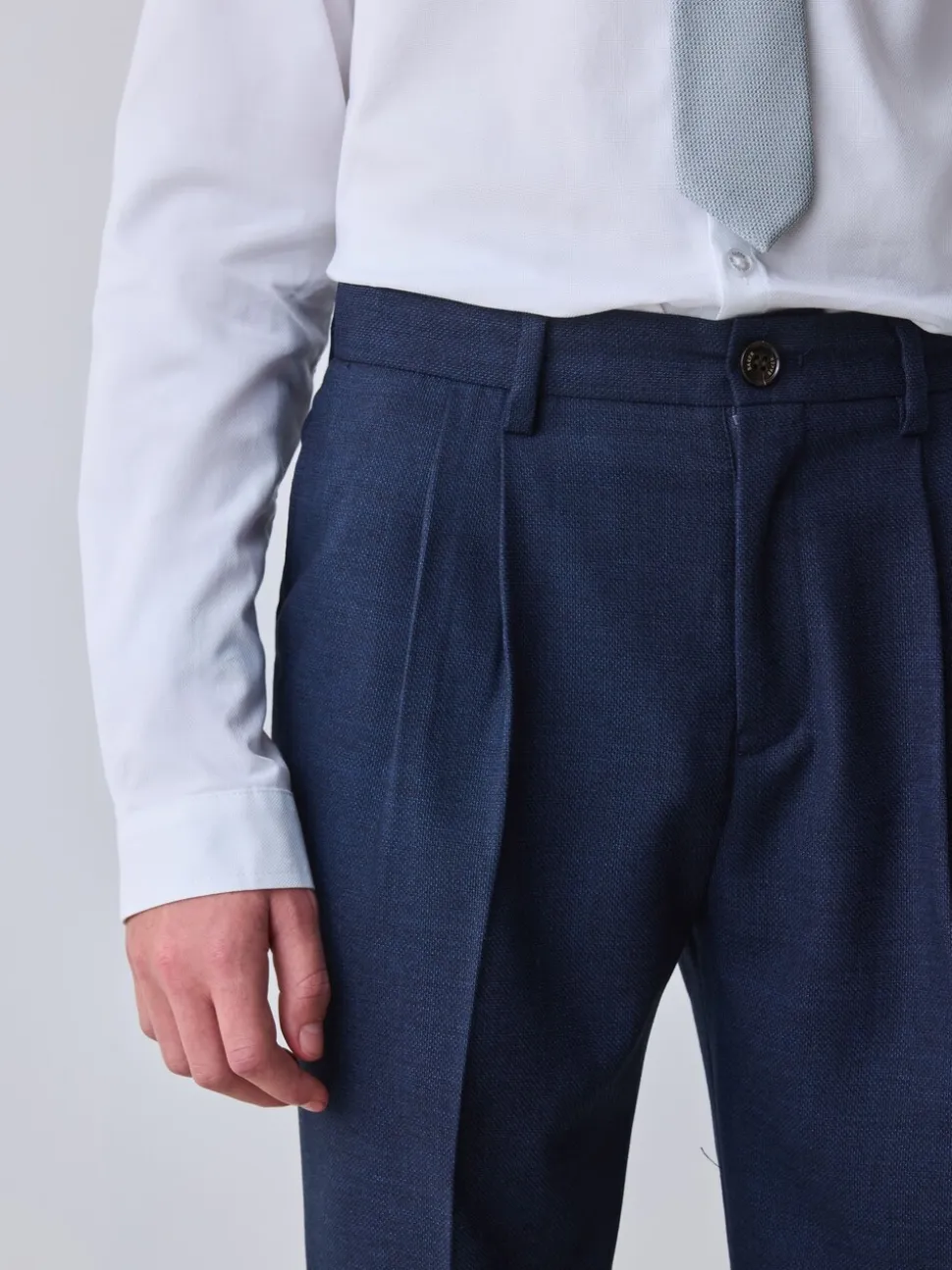 Marineblauw - Baker By Ted Baker kostuumbroek