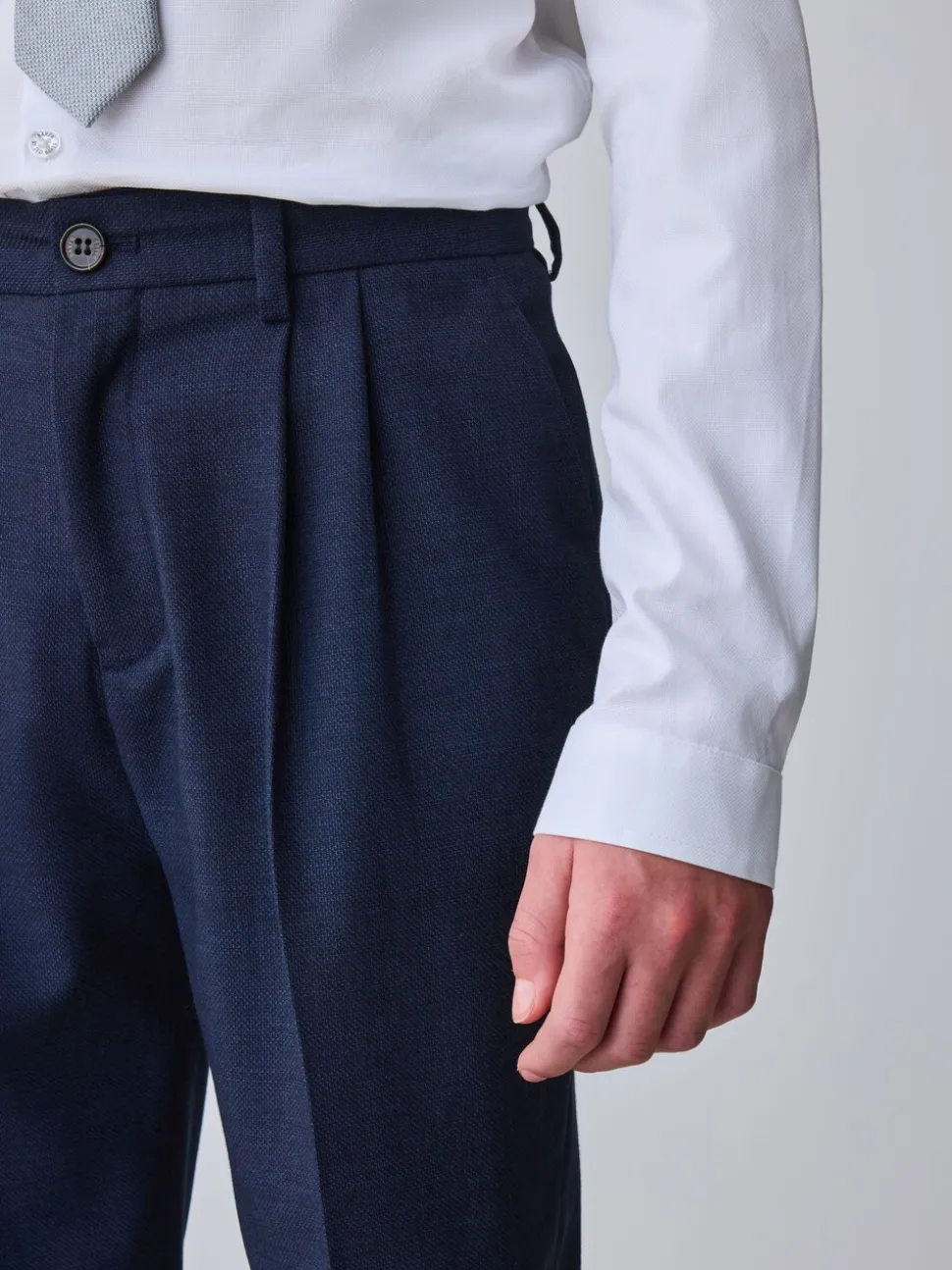 Marineblauw - Baker By Ted Baker kostuumbroek