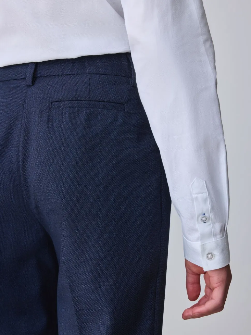 Marineblauw - Baker By Ted Baker kostuumbroek