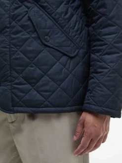 Marineblauw - Barbour® Chelsea gewatteerd jack
