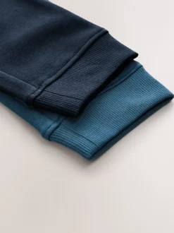 Marineblauw - Basic joggingbroeken, set van 5 (3-16jaar)