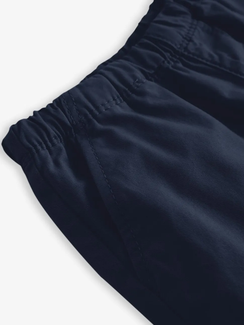 Marineblauw - Broek met elastische taille en zijzakken (3mnd -7jr)