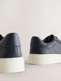 Marineblauw - Chic-casual lange sneakers
