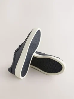 Marineblauw - Chic-casual lange sneakers