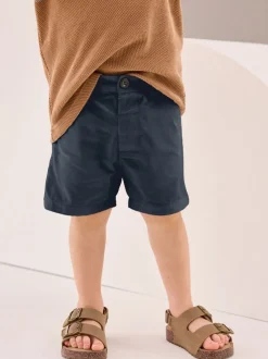 Marineblauw - Chinoshort (3 mnd-7 jr)