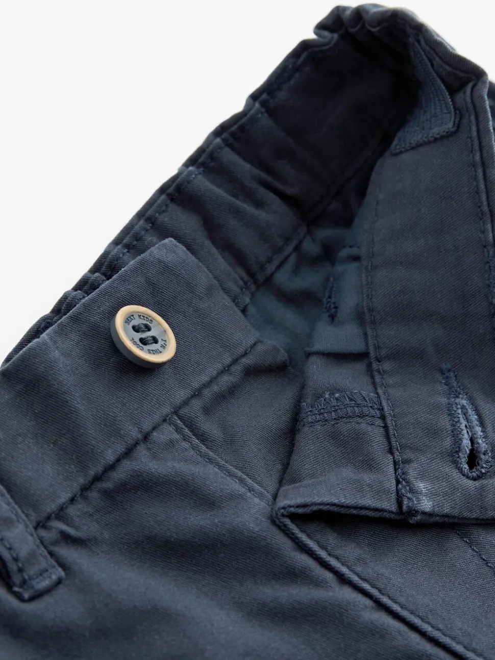 Marineblauw - Chinoshort (3 mnd-7 jr)