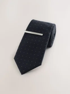 Marineblauw - Das met patroon