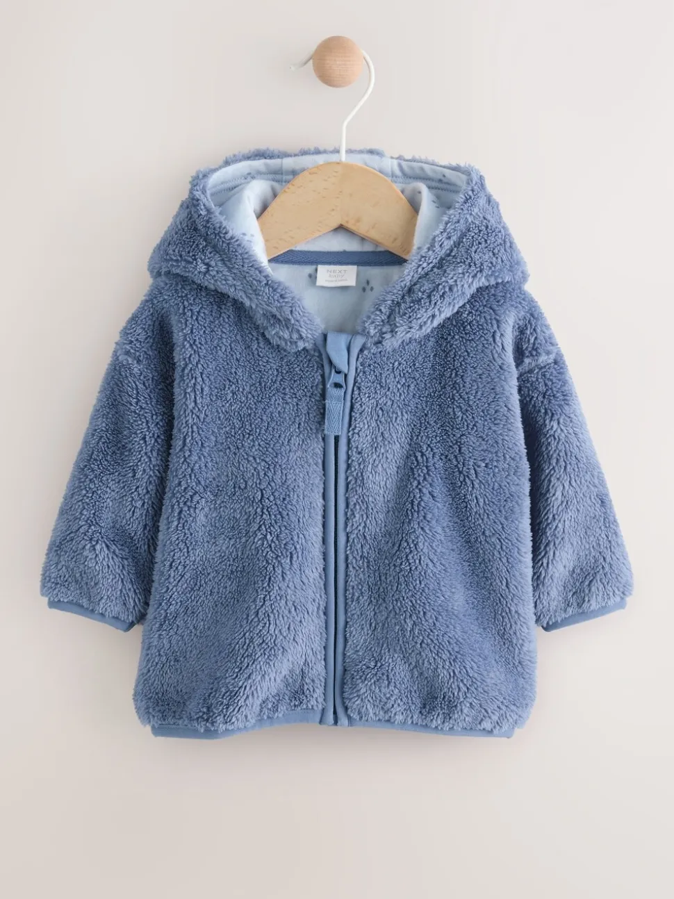 Marineblauw - Fleece Baby Jacket met ritssluiting (0mnd-2jr)