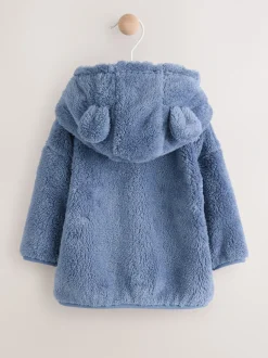 Marineblauw - Fleece Baby Jacket met ritssluiting (0mnd-2jr)