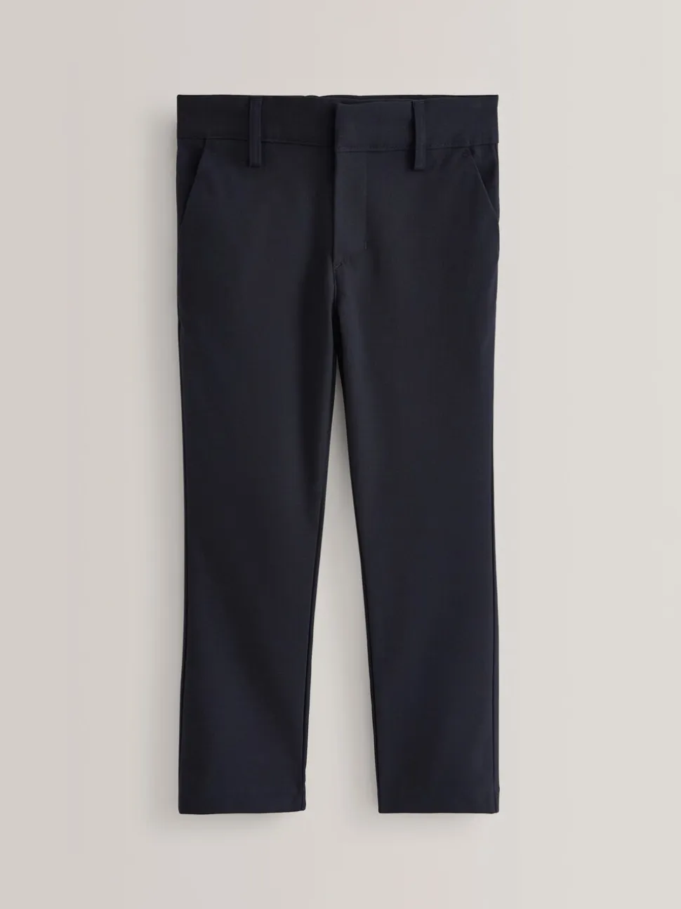 Marineblauw - Formele skinny schoolbroek met stretch (3-17 jr)