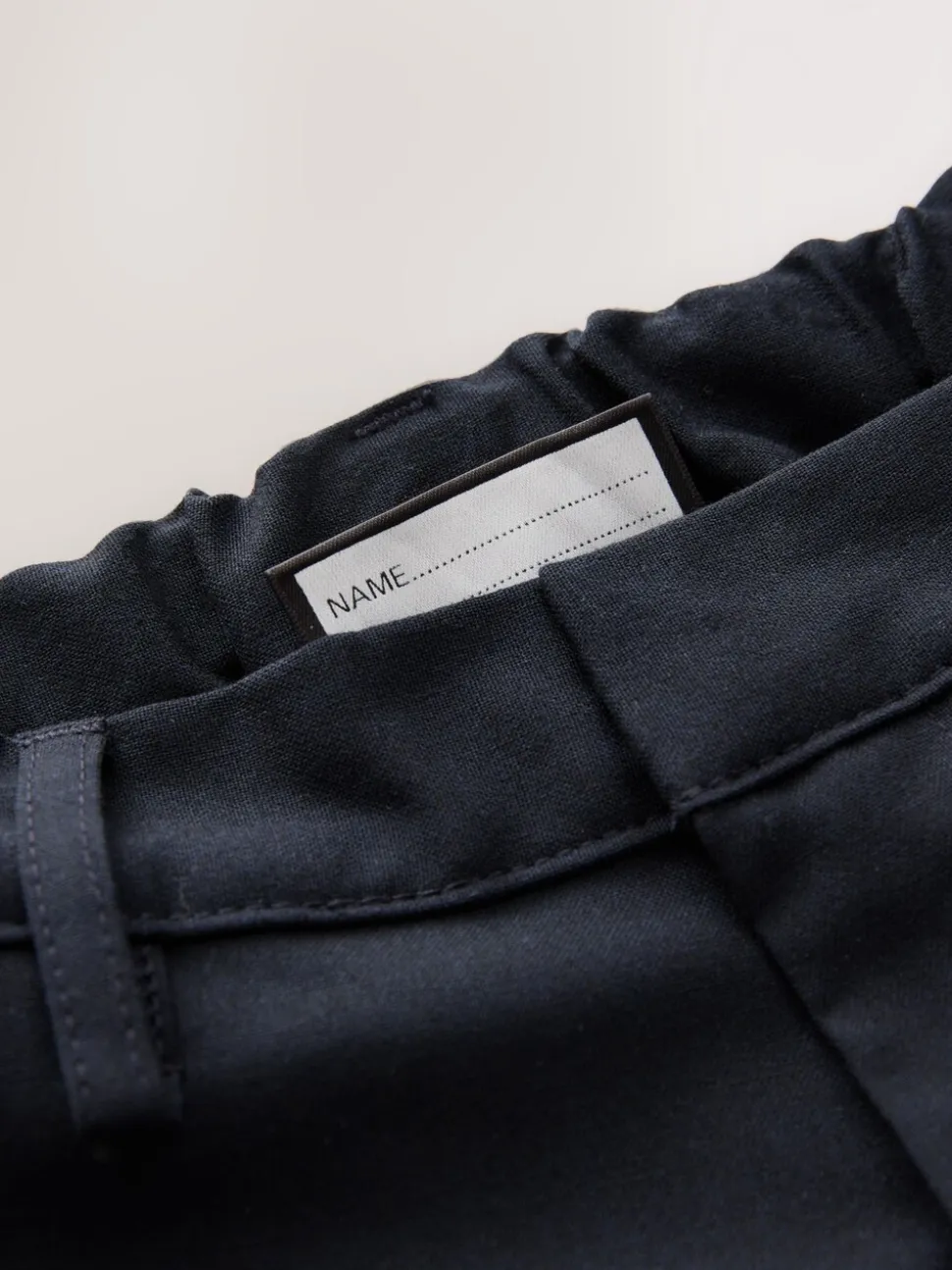 Marineblauw - Formele skinny schoolbroek met stretch (3-17 jr)