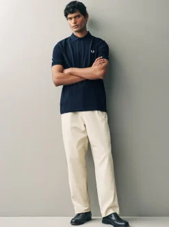 Marineblauw - Fred Perry-poloshirt