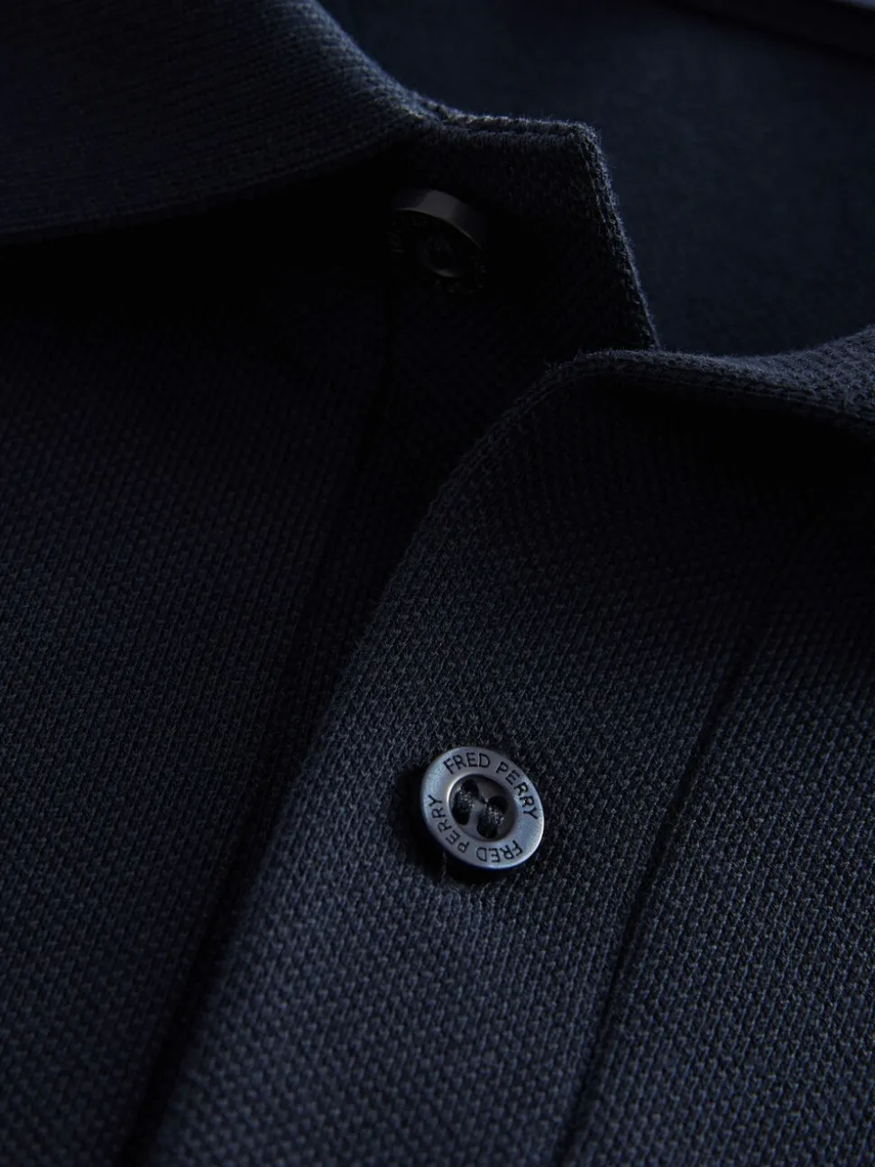 Marineblauw - Fred Perry-poloshirt