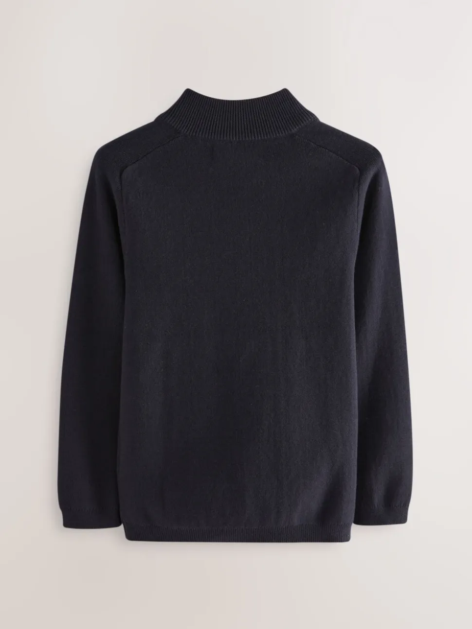 Marineblauw - Gebreid vest met rits (3-16 jr)
