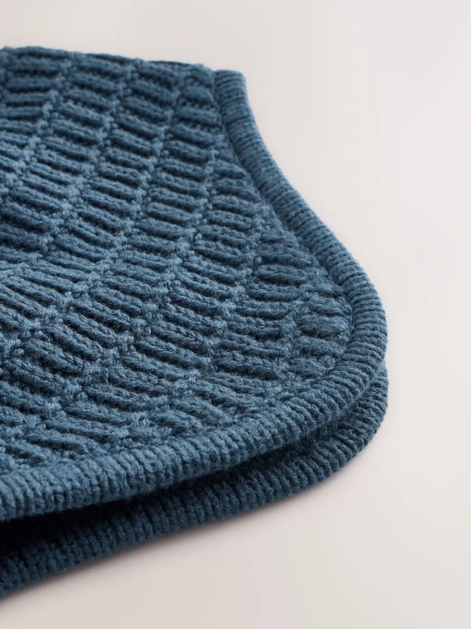 Marineblauw - Gebreide pilotenmuts voor baby's met pompon (0mnd -2jr)