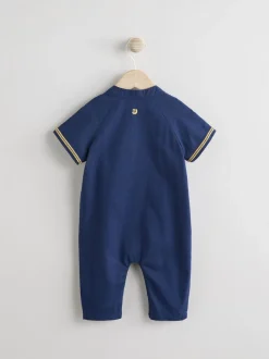 Marineblauw - Gelegenheidsrompertje voor baby's (0mnd -2jr)