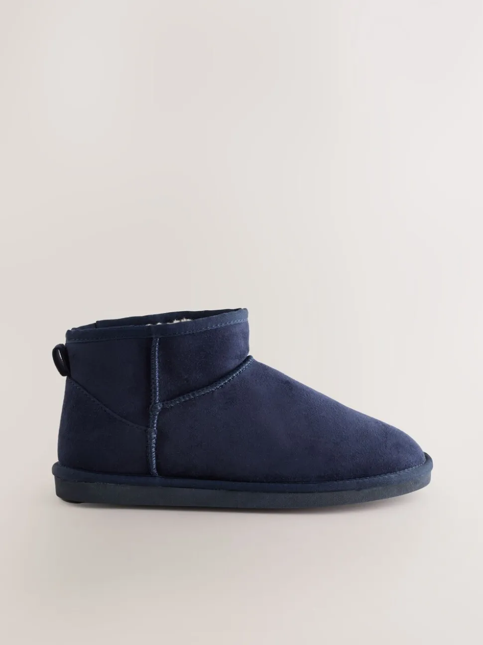Marineblauw - Microsuede Boot Slippers