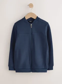 Marineblauw - Net bomberjack (3-16 jr)