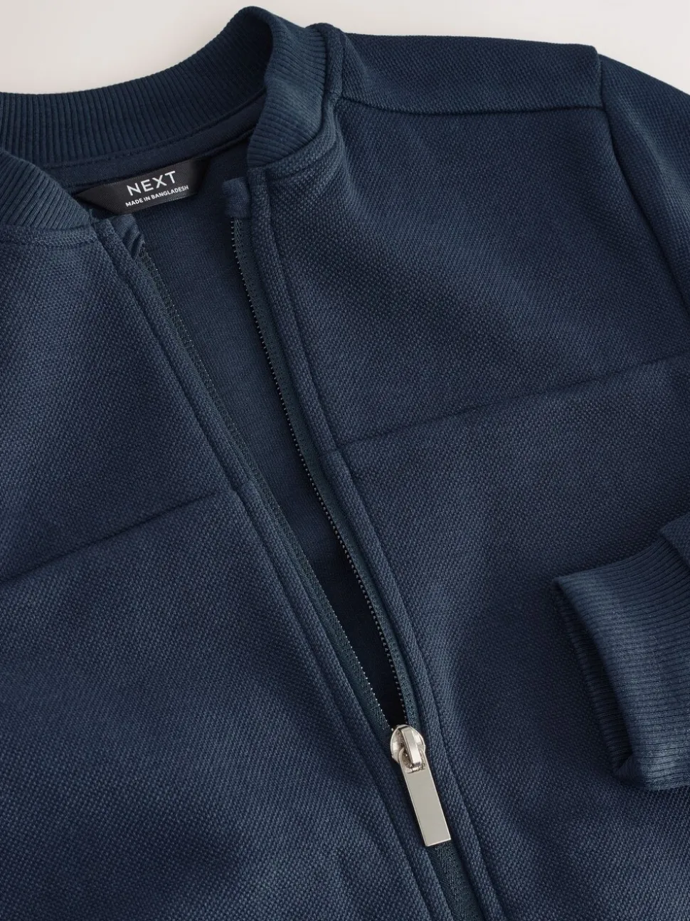 Marineblauw - Net bomberjack (3-16 jr)