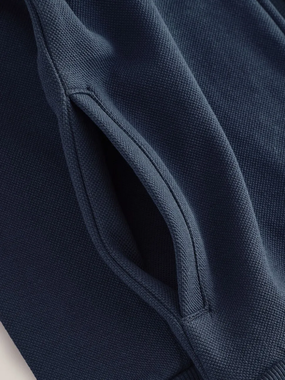 Marineblauw - Net bomberjack (3-16 jr)