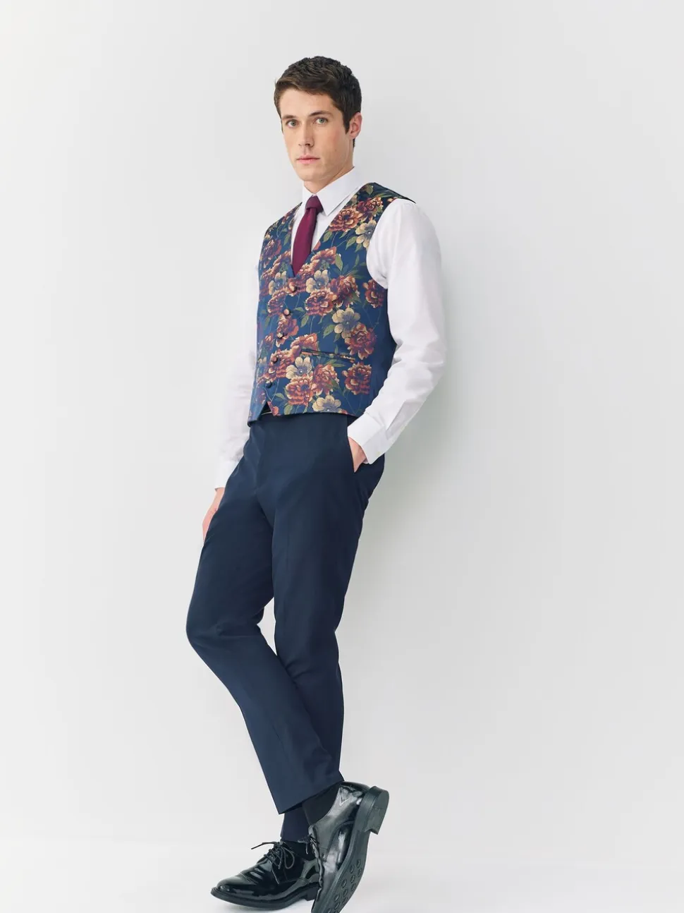 Marineblauw - Ontwerp gilet
