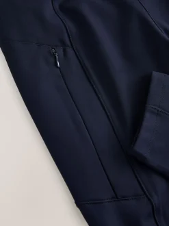 Marineblauw - Outdoor legging met fleecevoering en warme handgreep