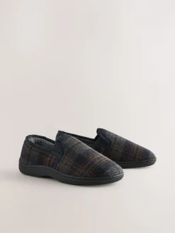 Marineblauw - Pantoffels met dichte hiel