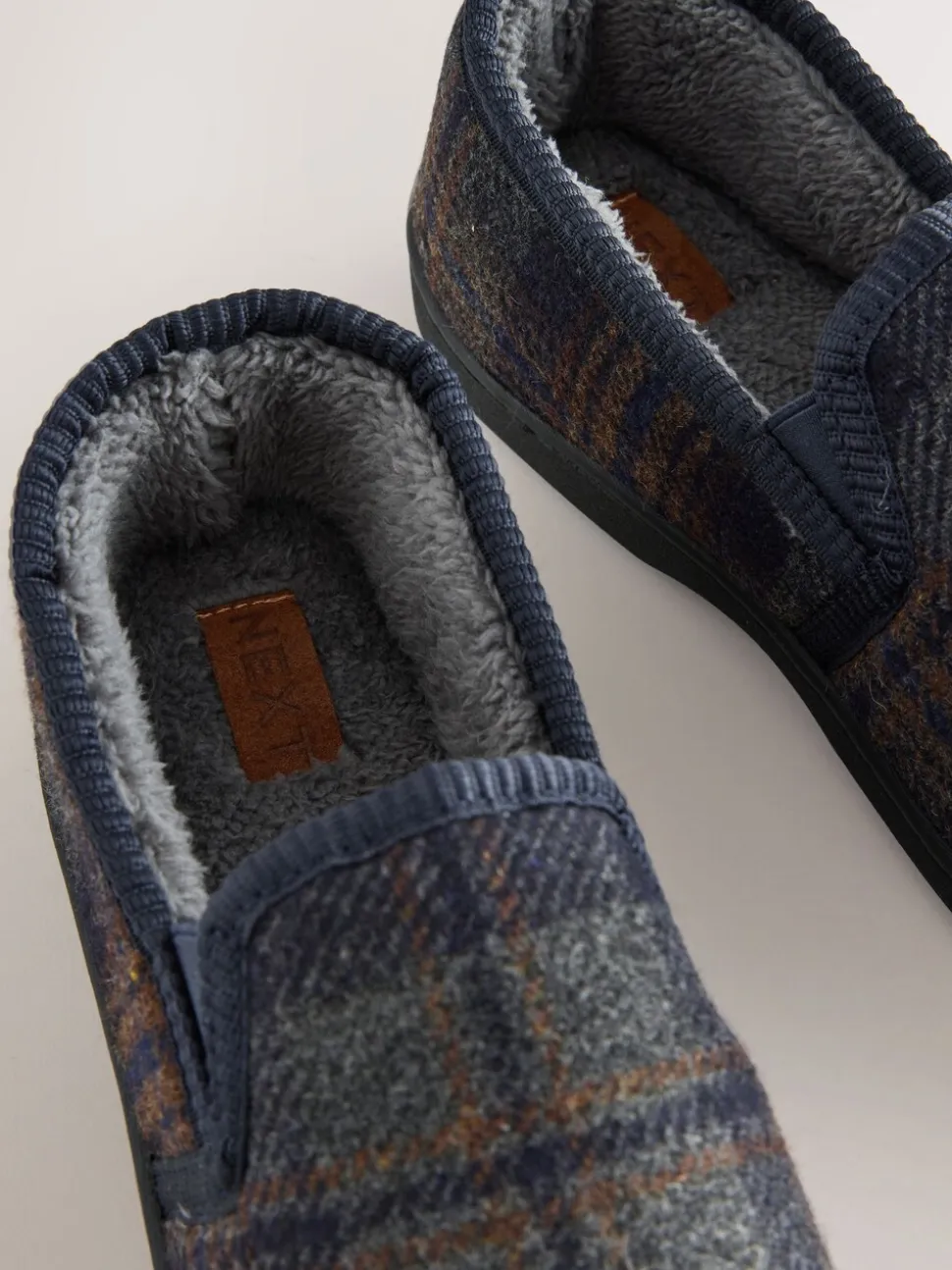 Marineblauw - Pantoffels met dichte hiel