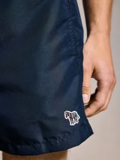 Marineblauw - PS Paul Smith Logo Shorts