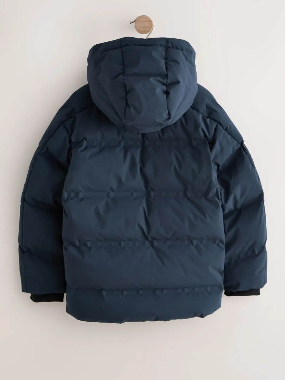 Marineblauw - Regenbestendige gewatteerde jas met microfleece voering (3-17jr)