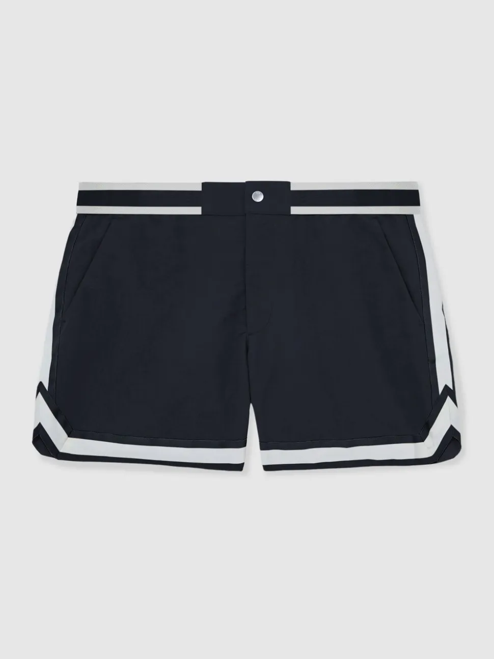 Marineblauw - Reiss Baller Reiss | Ché Zwembroek met strepenafwerking