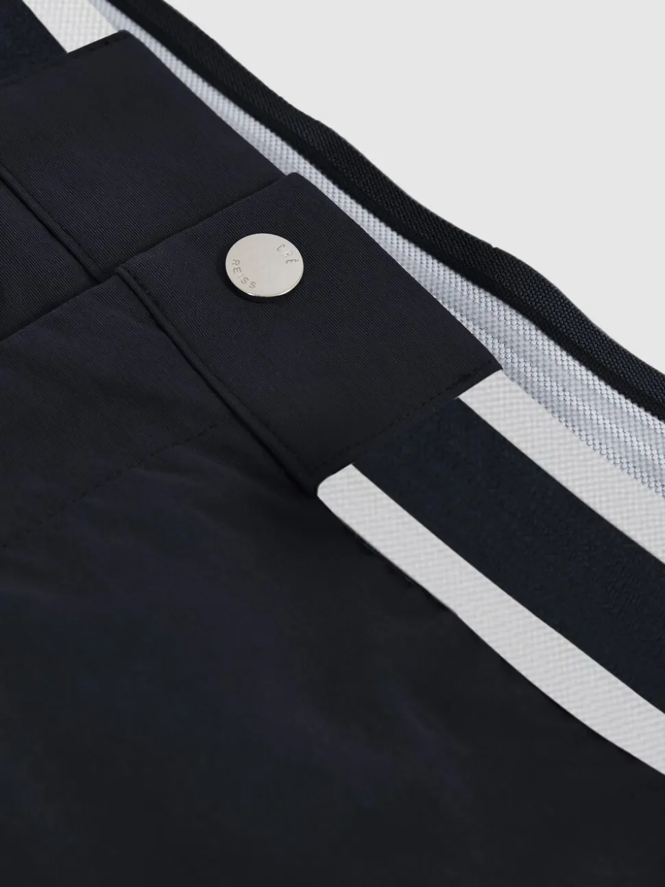 Marineblauw - Reiss Baller Reiss | Ché Zwembroek met strepenafwerking