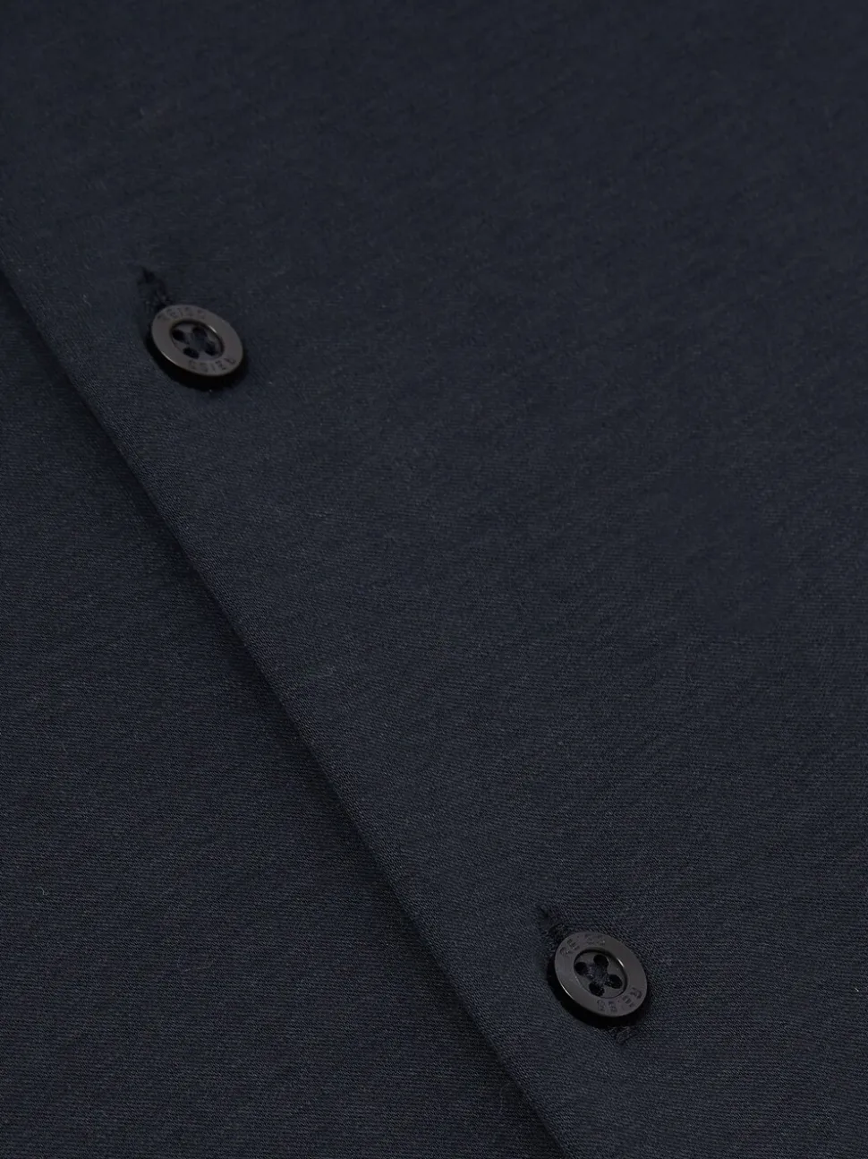 Marineblauw - Reiss Duke Air-Water Cotton Slim-Fit Shirt