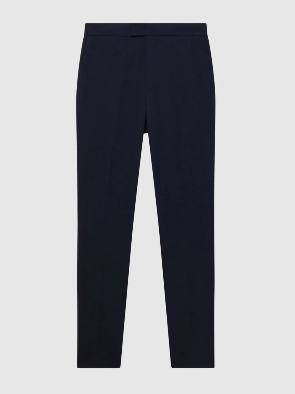 Marineblauw - Reiss Found stretchy slim fit broeken met trekkoord