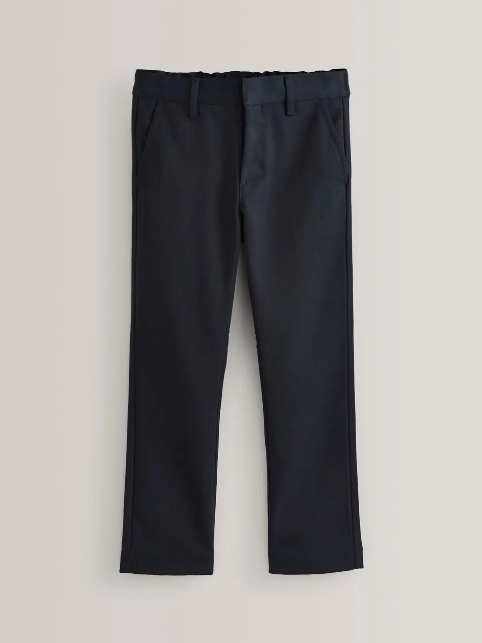Marineblauw - Schoolbroek met rechte pijpen (3-17jaar)