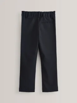 Marineblauw - Schoolbroek met rechte pijpen (3-17jaar)