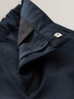 Marineblauw - Schoolbroek met rechte pijpen (3-17jaar)