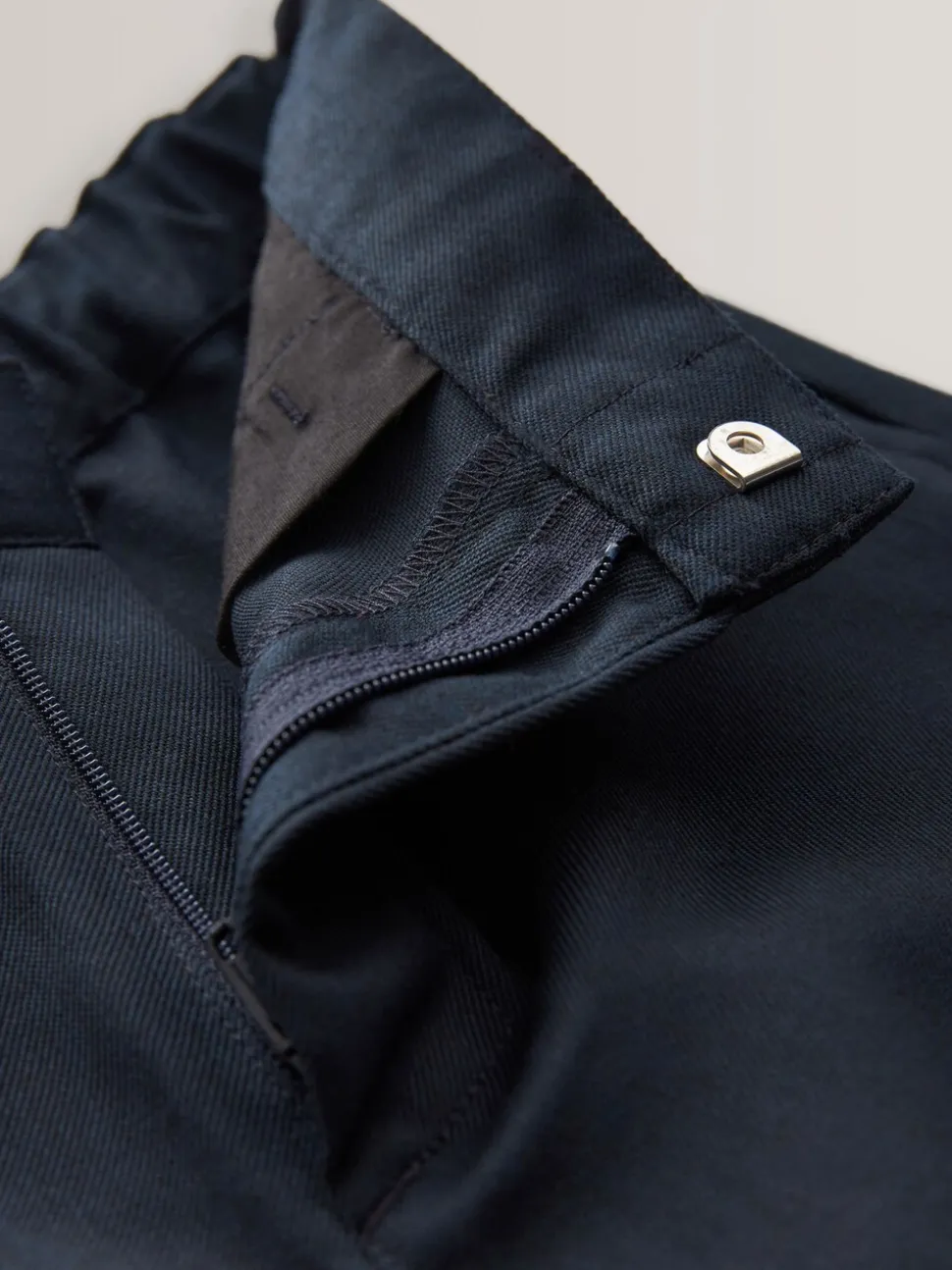 Marineblauw - Schoolbroek met rechte pijpen (3-17jaar)