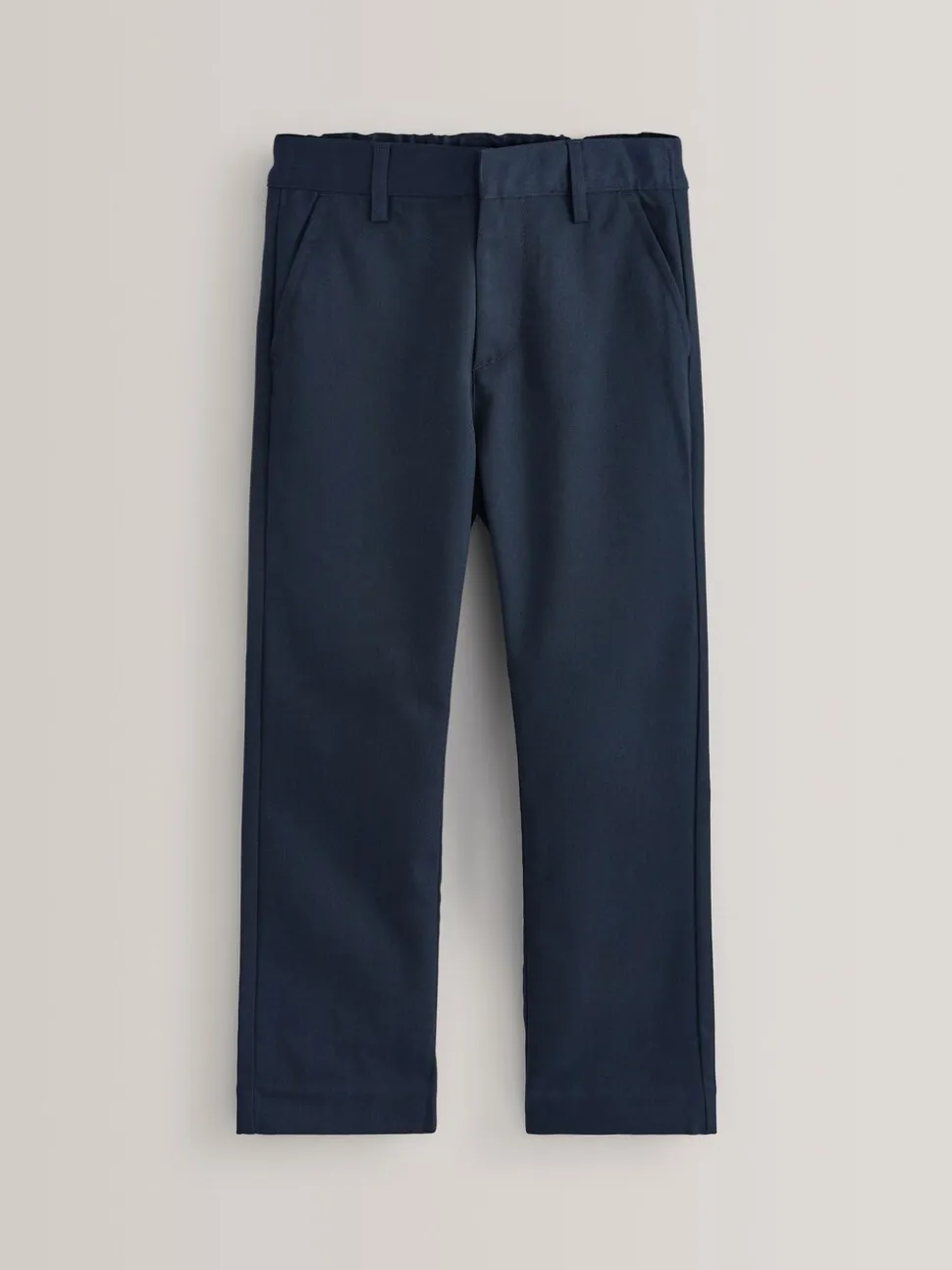 Marineblauw - Schoolbroek met rechte pijpen (3-17jaar)