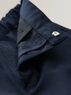 Marineblauw - Schoolbroek met rechte pijpen (3-17jaar)
