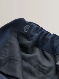 Marineblauw - Schoolbroek met rechte pijpen (3-17jaar)