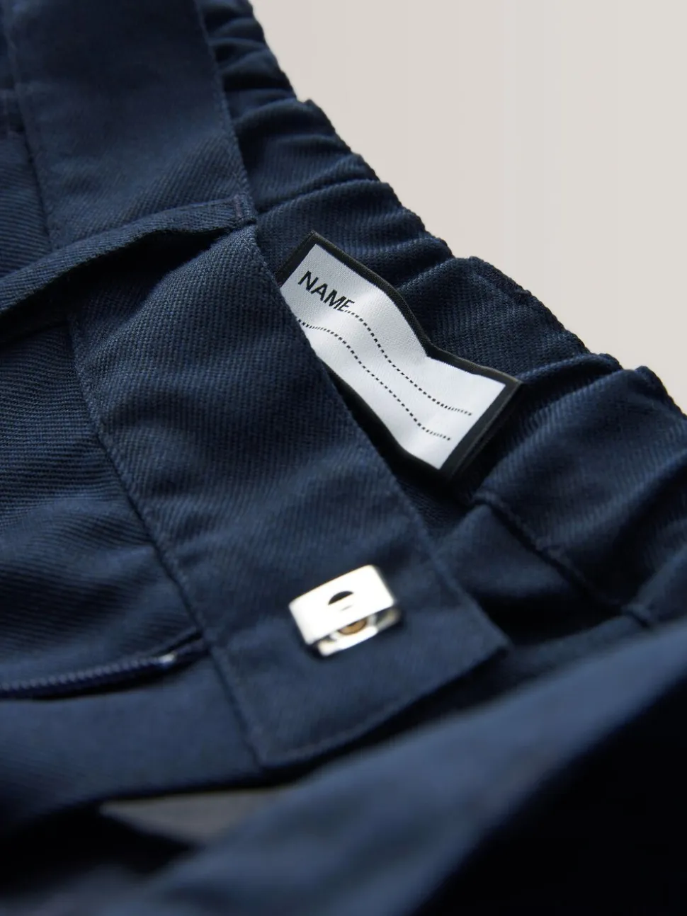 Marineblauw - Schoolbroek met rechte pijpen (3-17jaar)