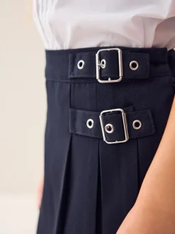 Marineblauw - Schoolkilt (3 - 16 jr)