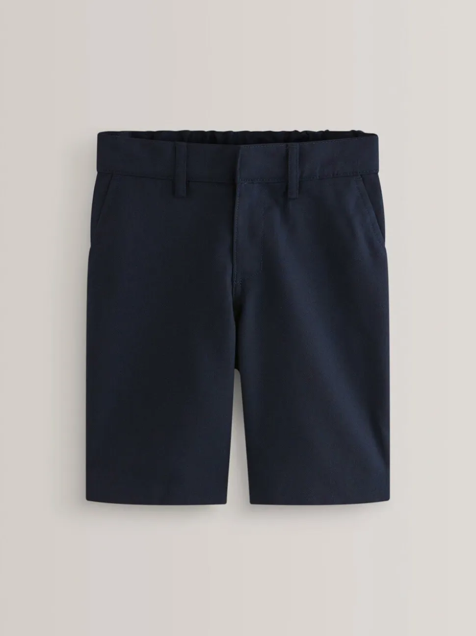 Marineblauw - Schoolshorts zonder plooien (3-14jr)